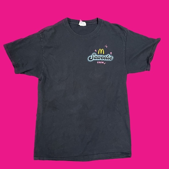 McDonalds Saweetie Crew T-Shirt Size Medium unisex - Picture 2 of 5